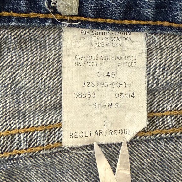 VTG Gap 1969 Jeans Womens Sz 6 Low Rise Straight Loose Fit Medium Wash 90s Denim - Picture 8 of 11